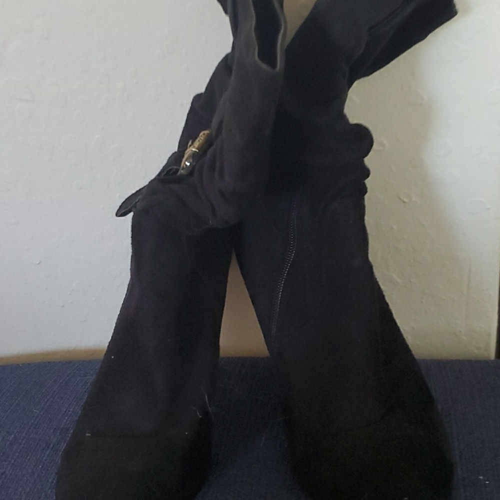 Black Pirate style women's boots